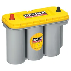 Optima Yellow Top YT S - 5.5, 12V 75Ah, AGM Zyklenfest, Spiralcell Technologie