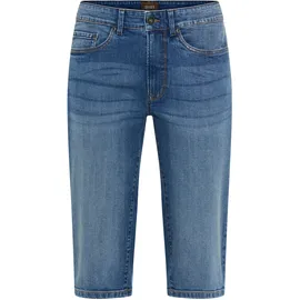 man's world plus "Große Größen", Herren, Gr. 62, N-Gr, blau (medium blau used), Denim/Jeans, Obermaterial: 98% Baumwolle, 2% Elasthan, unifarben, regular fit kniefrei, Jeans, gerade geschnittenes Bein, normale Leibhöhe, Regular-Fit