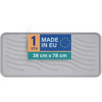 BestLivings Schuhabtropfschale 38 x 78 cm Grau