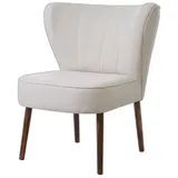 Xlmoebel Cocktailsessel Beige Polstersessel aus Textil mit modernem Design (1-St., Cocktailsessel), Hergestellt in Europa beige