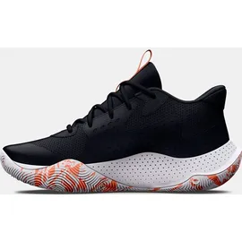 Under Armour Unisex Ua Jet '23 Basketball Schuhe, Black Bubble Peach White, 42 EU