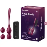 Satisfyer Love Birds Vary Vibrokugeln Burgundy 22,2 cm