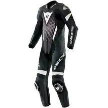 Dainese Laguna Seca 6 S/T einteilige Lederkombi Gr. 49T - Einteiler Schwarz Weiß