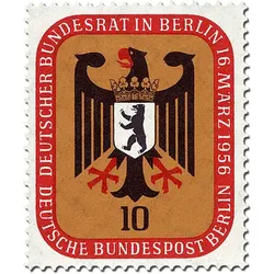 Briefmarken Berlin Bundesrat Deutschland in Berlin, postfrisch