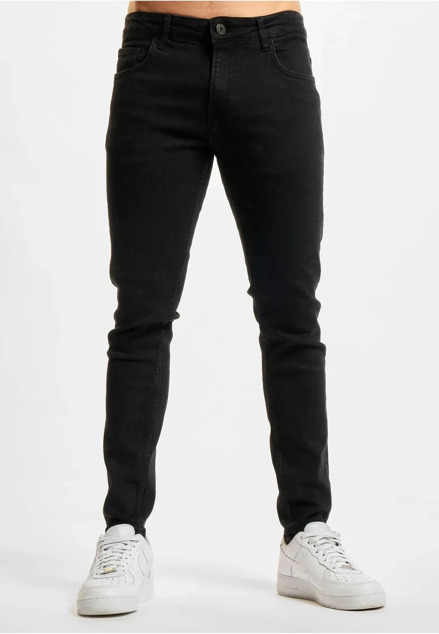 Bequeme Jeans 2Y PREMIUM "2Y Premium Herren 2Y Basic Skinny Fit Jeans", Herren, Gr. 36, Normalgrößen, schwarz, 97% Baumwolle, 3% Elasthan, unifarben, casual, Jeans