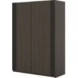 Home Affaire Niva Schwebetürenschrank 150 x 61 x 210 cm Braun