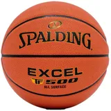 Spalding - Excel TF 500 - Basketball - Größe 6 - Basketball - Zertifizierter Ball - Material ZK Composite - Indoor und Outdoor - Anti-Rutsch - Ausgezeichneter Grip