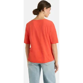 LIEBLINGSSTÜCK Rundhalsshirt CandiceEP mit Statement-Stickerei und im Batik-Look rot M (38)