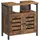 VASAGLE Waschbeckenunterschrank 30 x 60 x 30 cm Braun/Schwarz
