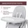 Chicco Hochstuhl Polly Armonia Steel, mit Essbrett grau