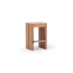 Barhocker SaVeri Solo - Teakholz massiv