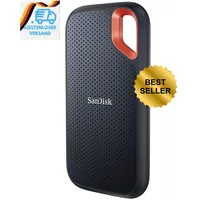 Sandisk Extreme Portable SSD 1 TB (Tragbare Nvme SSD, USB-C, Bis Zu 1.050 Mb/S L