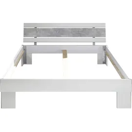 SchlafKONTOR Futonbett »Lyon«, weiß