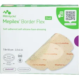 Mölnlycke Health Care GmbH Schaumverband oval 7,8 x 10 cm 5 St.