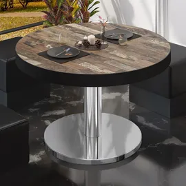 GGM Möbel Bistro Loungetisch Ø 70 x 36 cm Schwarz