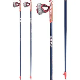 Leki Pacemaker blau-weiss-neonrot 130