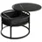 Vicco Marlo Schwarz Marmor 57 x 47,5 x 57 cm