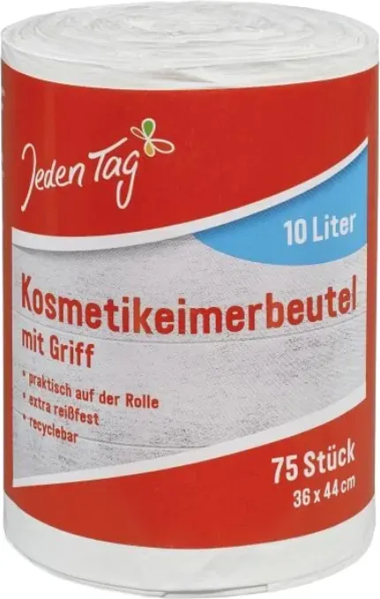 Jeden Tag Kosmetik-Müllbeutel 10L