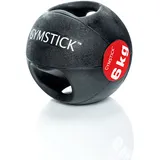 Gymstick Medizinball mit Griffen, ø 25 cm, 6 kg