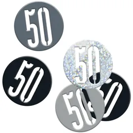 unique industries inc. Konfetti Metall Glitz Schwarz 14 g