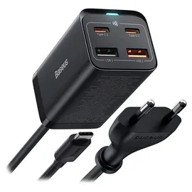 Baseus GaN3 Pro 65 W, schwarzes Ladegerät,
