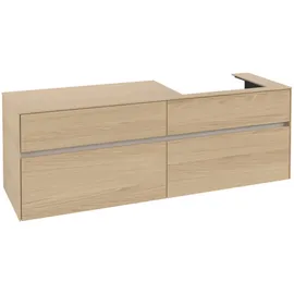 Villeroy & Boch Collaro Waschbeckenunterschrank C02300VJ 160 x 55 cm Nordic Oak