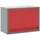 vidaXL Werkzeugschrank Wandmontage Gasfeder-Tür Rot 50x25x35 cm,