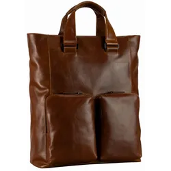 Leonhard Heyden Porto Tote Bag / Rucksack Braun Rucksack