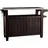KETER Grilltisch 134 x 88 cm Edelstahl Braun