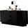 HOMETREND Sideboard Emira Dekor Schwarz