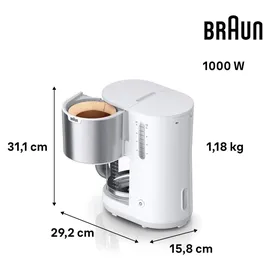 Braun PureShine KF 1500 weiß