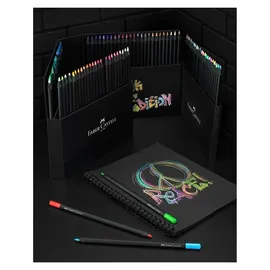 Faber-Castell Buntstifte 100 St. Schwarz/Mehrfarbig