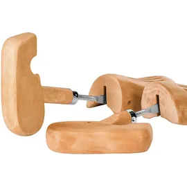 Tectake tectake® 3 Paar Schraubspanner, aus Lotusholz, Verhinderung von Gehfalten, gute Luftzirkulation