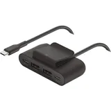 Belkin 4-Port-USB-Splitter Black