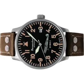 Messerschmitt Fliegeruhr Automatik Leder 42 mm BF109E-3-A