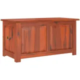 vidaXL Truhe mit Deckel Braun Massivholz Akazie