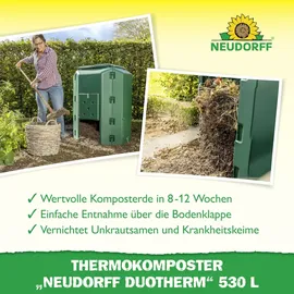 NEUDORFF Thermokomposter DuoTherm 530 Liter + Mäusegitter