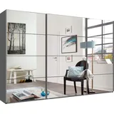 WIMEX Schwebetürenschrank England 360 x 236 x 65 cm Grau/Schwarz