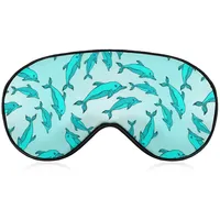 Delphin-Schlaf-Augenmaske, weicher Schlafbezug, Augenbinde, Schlafmasken-Abdeckung für Schlaf, Reisen