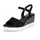 TAMARIS Keilsandaletten Damen Schwarz 38