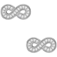 Fossil Ohrstecker 925er Silber Zirkonia JFS00634040 silber