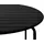 vente-unique Gartentisch Ø 110 x 74 cm Schwarz
