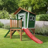 Home Deluxe Spielhaus Pino inkl. Rutsche Grün