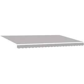 vidaXL Einziehbare Markise 500 x 300 cm grau
