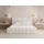 WFL GROUP Polsterbett Tivio mit Bettkasten, Creme Boucle 120x200 cm