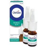 2er Set Otriven SinuSpray 0,1% Nasenspray 10 ml