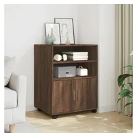 vidaXL Rollschrank 60 x 81 x 48 cm Braun Eichen-Optik