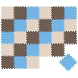 LittleTom 27 Teile Baby Kinder Puzzlematte ab Null - 30x30 Puzzle Spielmatte Krabbelmatte