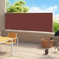 vidaXL Seitenmarkise Ausziehbar 180x500 cm Braun