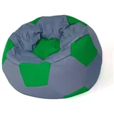 go gift Sitzsack, Grün, Grau, Oxford-Fußball, Marke EAN: 5905359294924